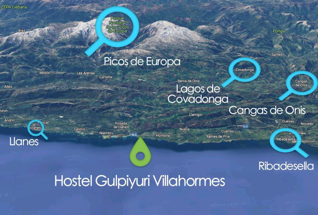 Hostel Gulpiyuri Llanes Villahormes Bagian luar foto